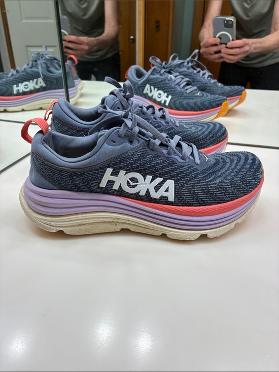 Hoka Shoes - Hoka One One Gaviota 5 Anchor/Grapefruit Sneakers Size 9 B